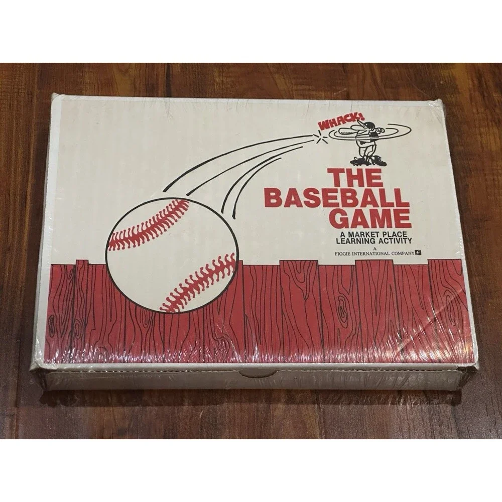Vintage Figgie Int’l The Baseball Game Market Place Learning Activity Set - New!